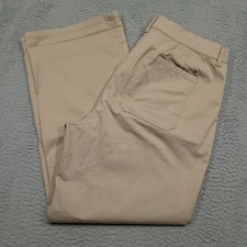 Tommy Hilfiger Womens 12 Slimming Pockets Khaki Pleated Front Pants NWT
