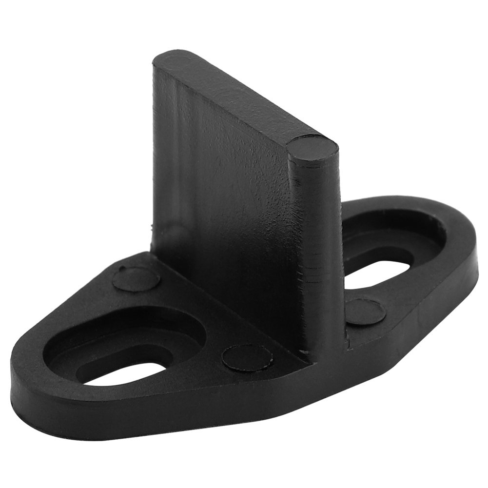 Black Coated Barn Door Floor Guides For Smooth Sliding