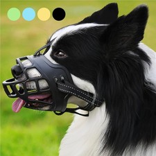 Dog Muzzle  Anti Biting and Stop Chewing  Drinking and Breath Free 