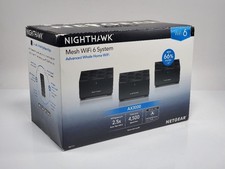 NETGEAR Nighthawk MK73S AX3000 Tri-Band Mesh WiFi 6 System Router  2 Satellites