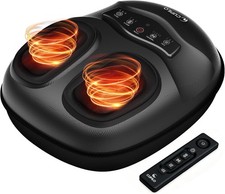 FSA Eligible HSA Foot Massar with Heat Remote Control , Shiatsu