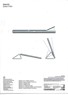 Genuine Apple Smart Folio for iPad Air 11-inch(M2) (2024, 6th gen