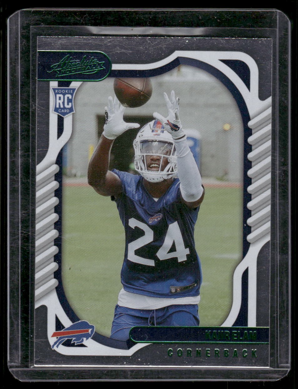 2022 Panini Absolute #175 Kaiir Elam Green
