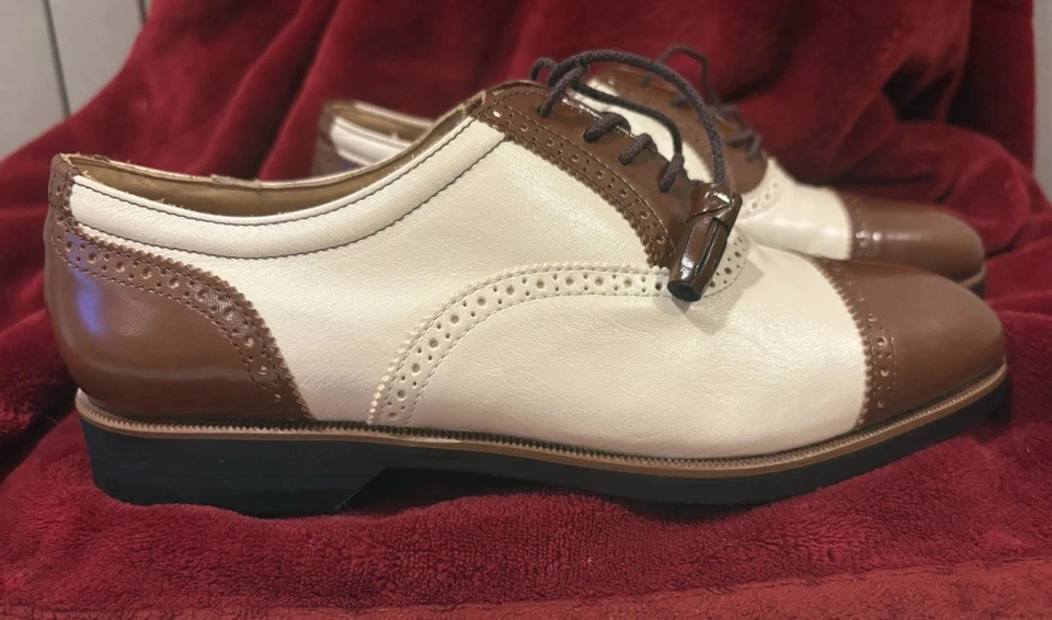 Zapatos de Golf MIZUNO Picos JAPÓN CLÁSICO Brogue ZAPATOS EE. UU. 6.5*JPN 23 NUEVOS Clásicos Foto 2 de 4