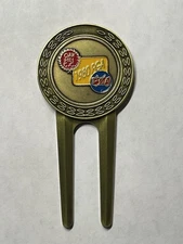 1980 PGA Championship Divot Tool & 1" Coin Golf Marker - Jack Nicklaus Winner