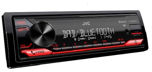 JVC Autoradio Bluetooth 1DIN KD-X282DBT Digital Media Receiver mit DAB+ USB AUX - Bild 4 von 4
