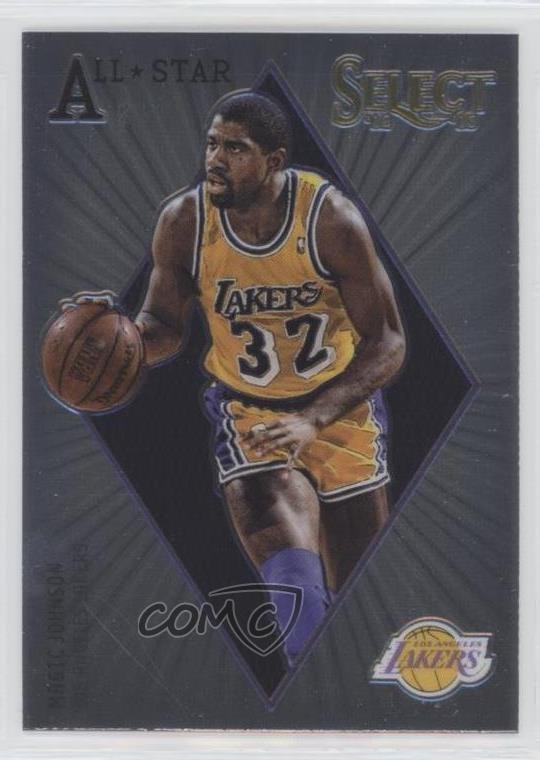 2012-13 Panini Select All-Star Selections Magic Johnson #24 HOF ru9