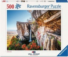 NEW Ravensburger 500 Pieces Jigsaw Puzzle USA Nationals '26- Lookout Mountain