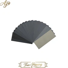 Bates 18-Pack Assorted Sandpaper - 12 Grits for Perfect Finishes on Wood & Metal