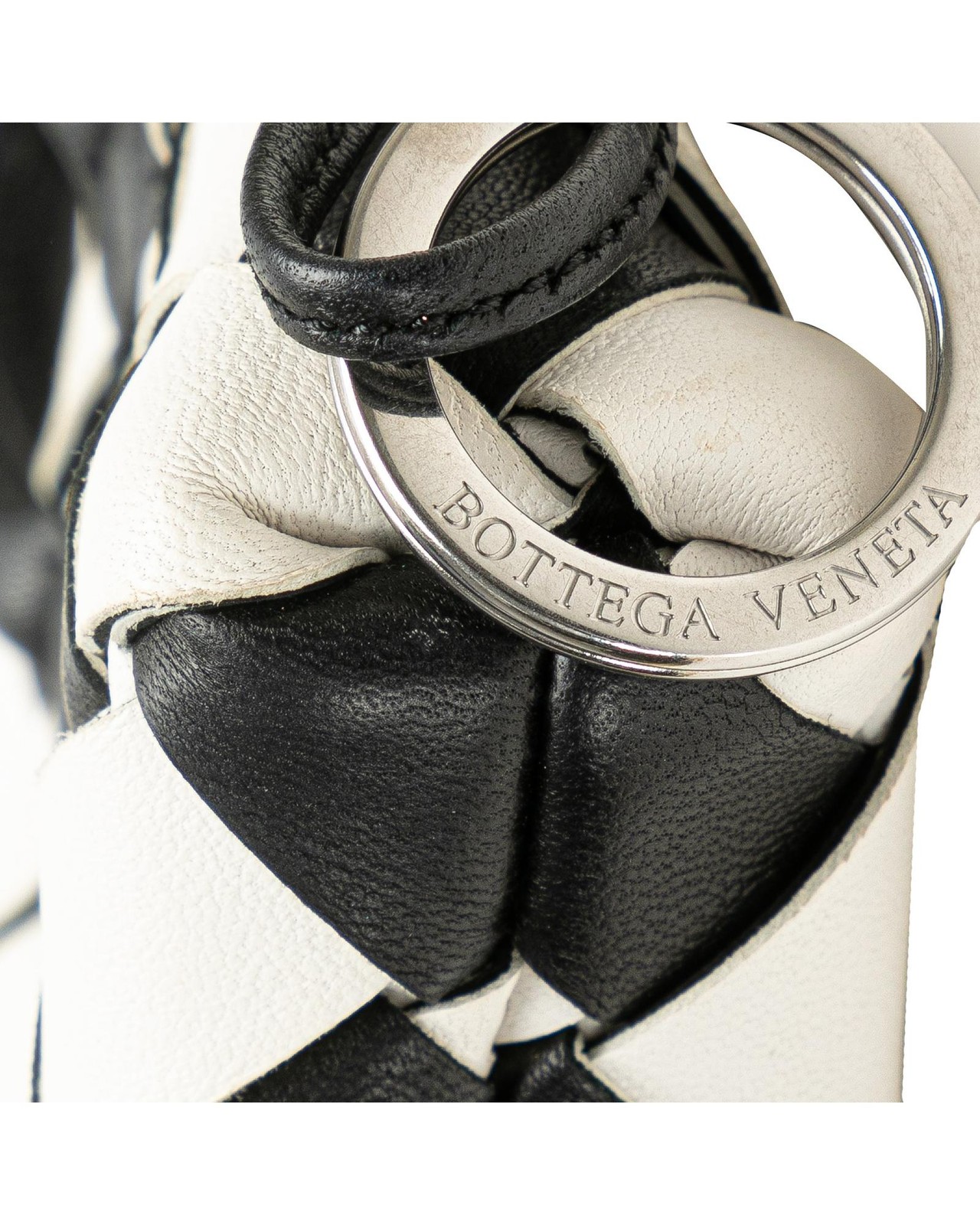 Preloved bottega veneta Intrecciato Small Top Handle Bag Women Black Key Chains thumbnail 6