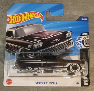 Hot Wheels '58 Chevy Impala   - ROD SQUAD 2025 - 1:64 Sammelauto HYX38