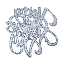 Happy Father s Day Metal Cutting Dies Stencil Scrapbooking DIY Album Stamp Paper