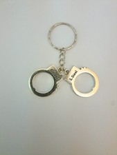 KeyChain Stylish Engraved Steel Handles KeyChain Silver-Tone Nice Gift