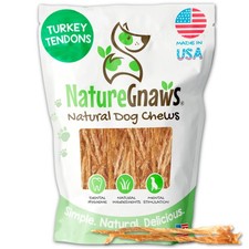USA Turkey Tendons for Dogs 8oz - Delicious Grain Free Reward Snack for Sma...