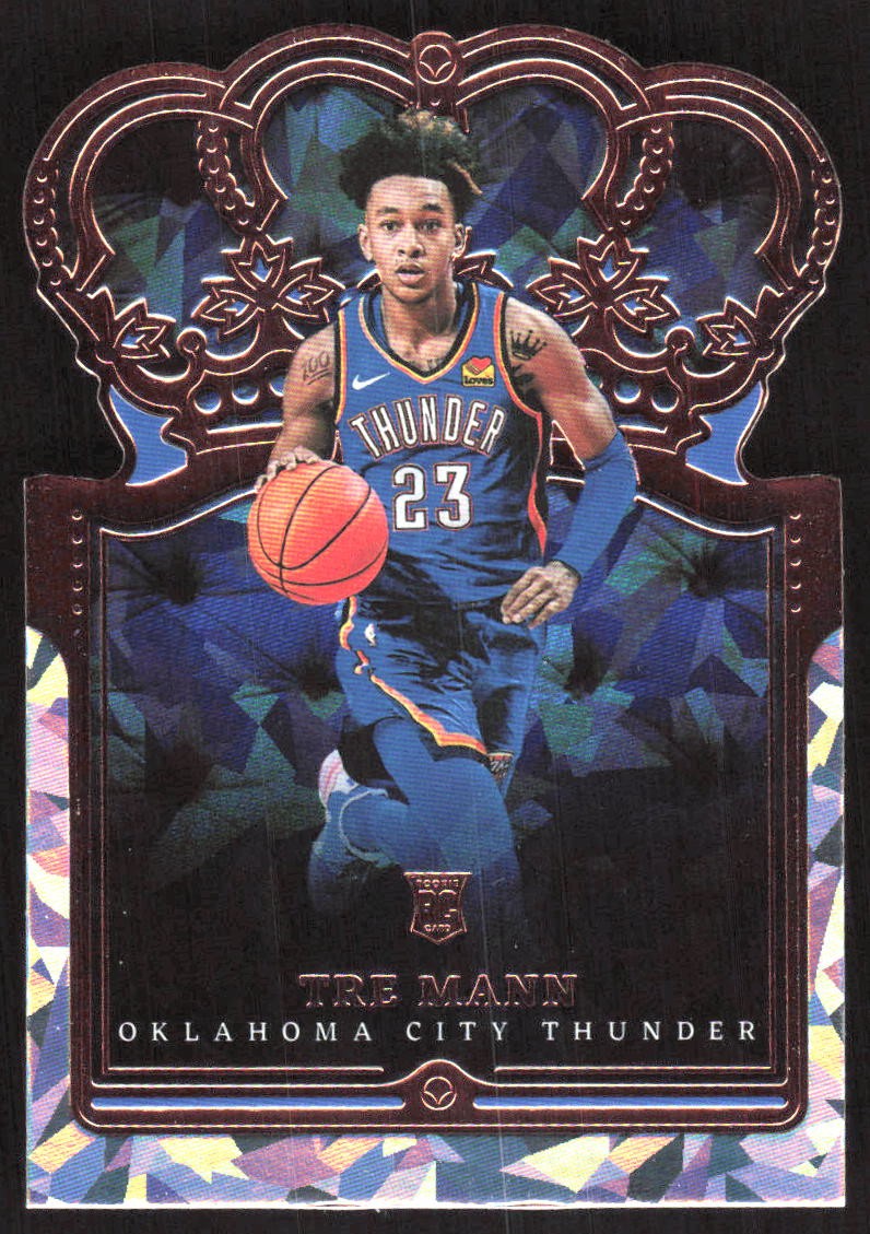 5464G 2021-22 Panini Crown Royale #33 Tre Mann Crystal