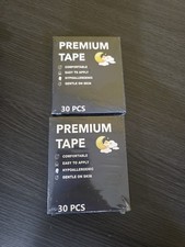 New 2 Mouth Tape Premium Breathable Adhesive Nose Breathing Snore 60 Pcs total