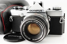 Near MINT Olympus OM-1 35mm Film Camera F.Zuiko Auto-S 50mm f/1.8 Lens 1272