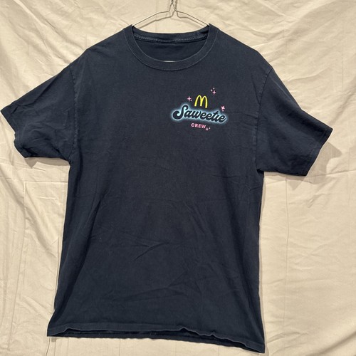 McDonald’s x Saweetie Crew T-Shirt Black Promo Employee Exclusive Medium - Picture 2 of 7