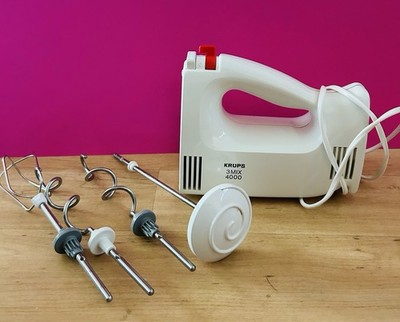 KRUPS 3 MIX 4000 - 160 W - TYP 722 - HANDRÜHRGERÄT HANDMIXER MIXER + PASSIERSTAB