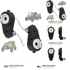 2Pcs Powered Wheels Motor 12V 40000RPM Kids Ride On Car Gearbox Motor Powered...