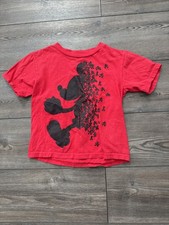 Boys Red Mickey Mouse Shirt - Disney - Size XS