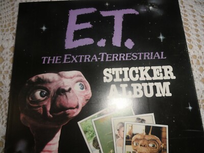 E.T. Sticker Album Book 1982 No Stickers inside Book