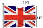 5X3 FT Large UK Union Jack FLAG Great Britain Fabric Polyester British GB Sport