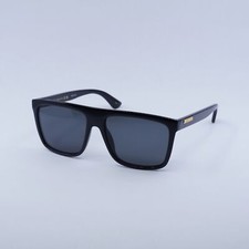 GUCCI GG0748S 001 Black/Grey 59-17-145 Sunglasses New Authentic