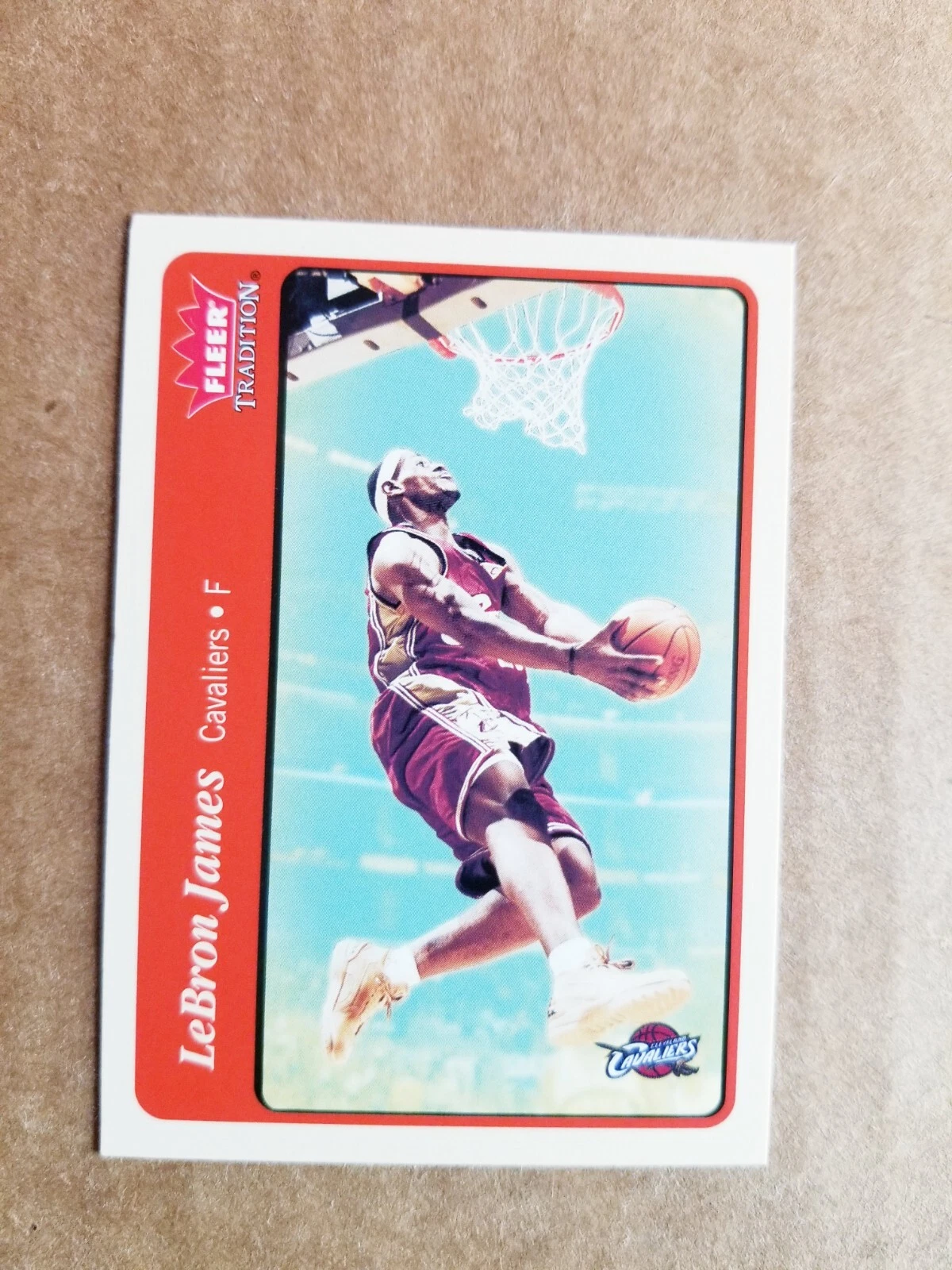 Lebron James trading card