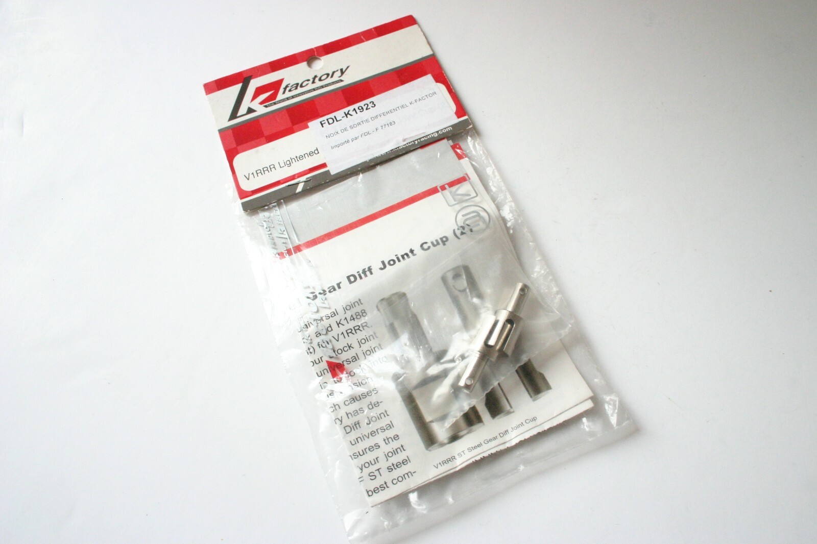 K-Factory Lightened ST STeel Gear Diff Cup Joint For Kyosho V1RRR - K1923