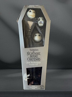 Applause Nightmare Jack Skellington figure MIB 3 heads