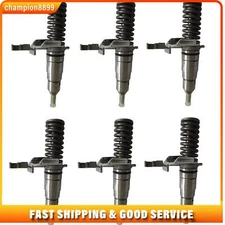 6pcs 127-8218 Fuel Injector for Caterpillar 3116 3126 525B 535B 950G 960F 962G