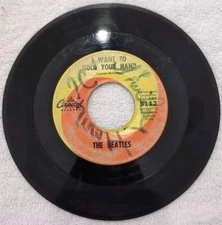 The Beatles I Want to Hold Your Hand I Saw Her Standing 45 rpm Vinyl Record 7"