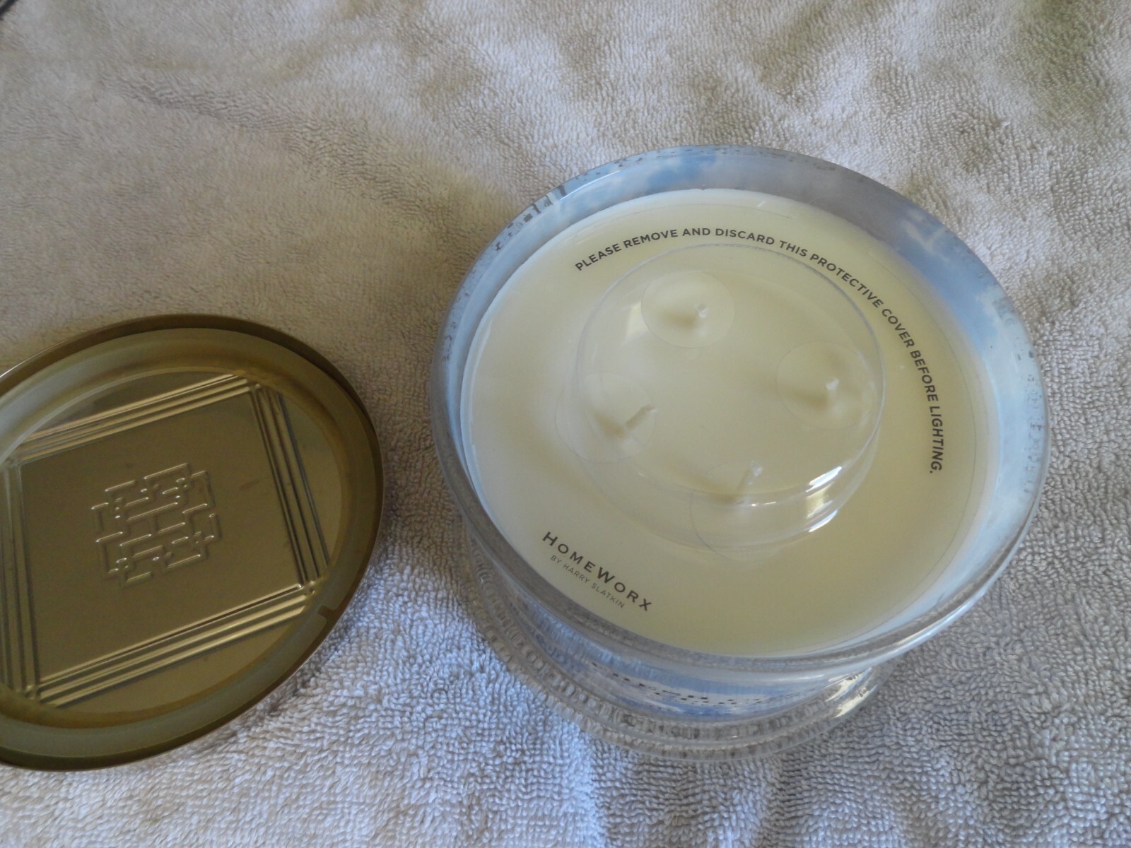 HOMEWORX CANDLE FRESH COTTON CLOUDS 4 WICK 18 OZ NEW eBay