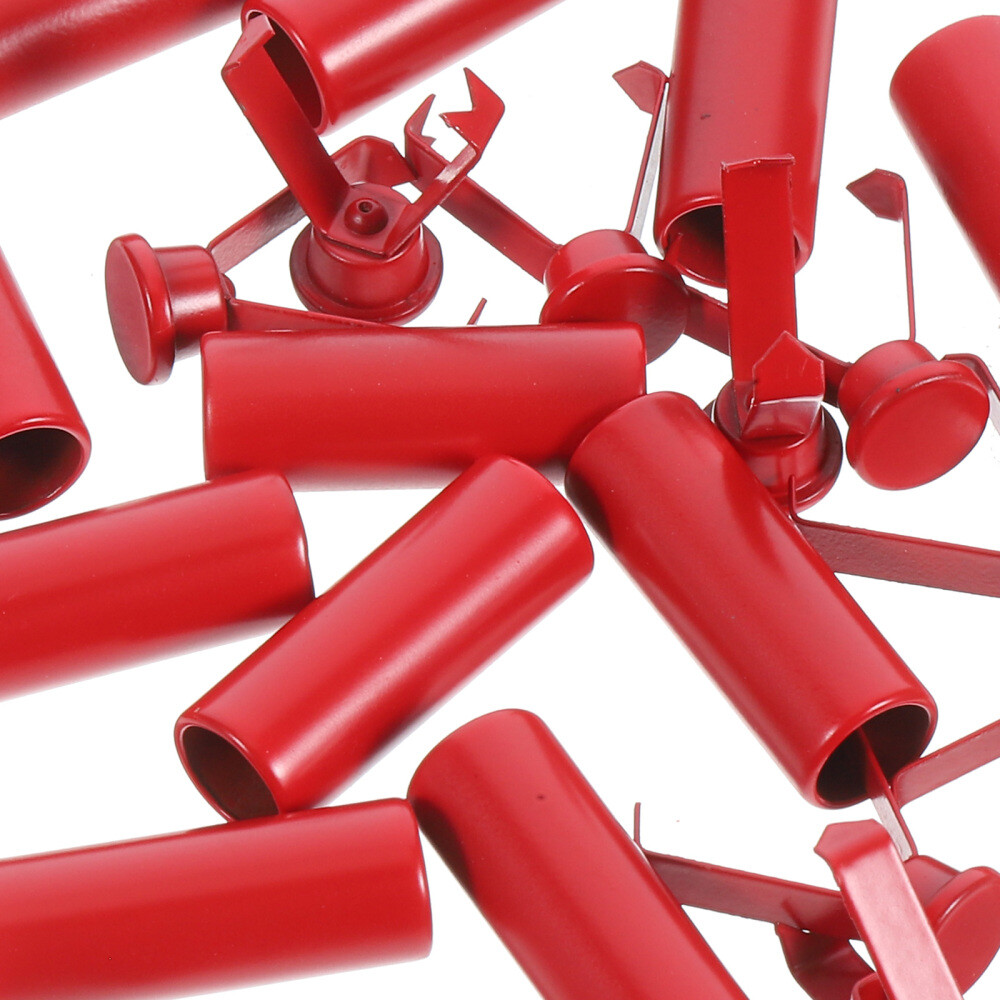 APL 12 Pezzi Fibbia Fissaggio Coulisse Fermacavi per Coulisse Tappo Fine Metallo