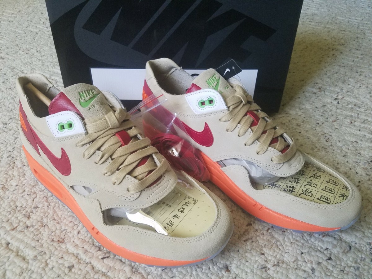 Clot x Nike Air Max 1 'Kiss of Death' Men's Size 10 DD1870-100