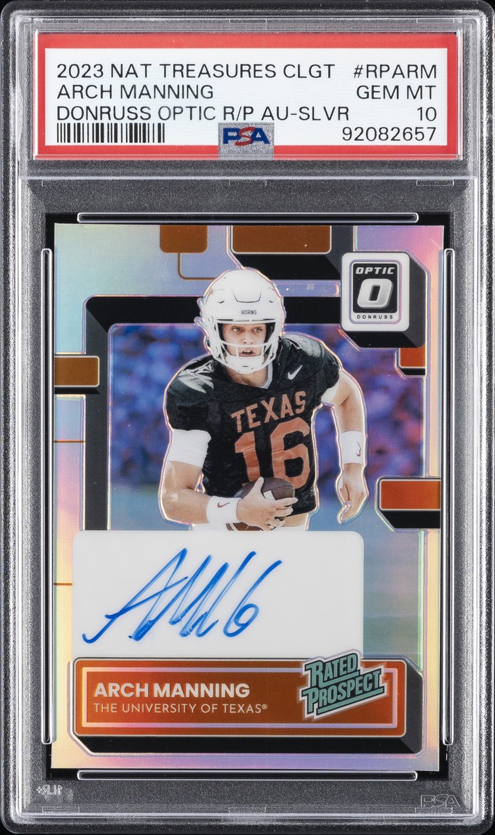2023 NATIONAL TREASURES COLLEGIATE DONRUSS OPTIC SILVER ARCH 