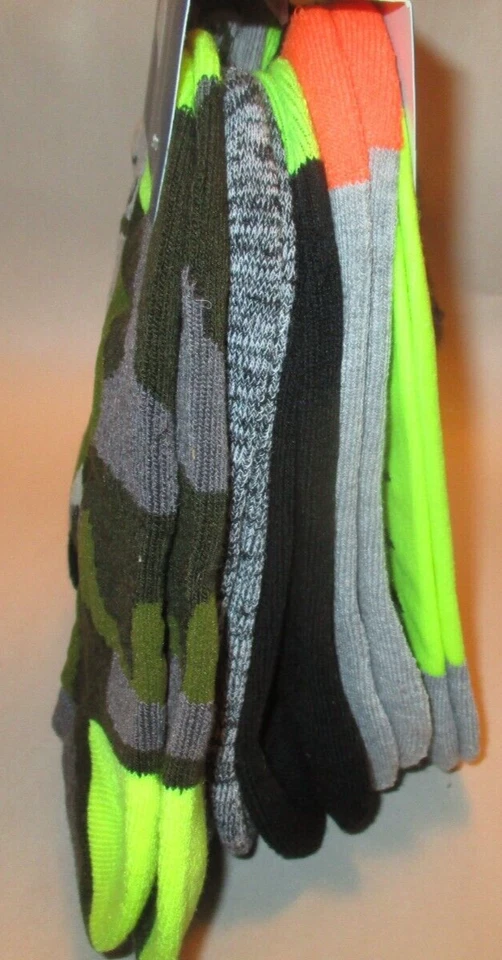 Nuevo Lote 10 Pares Stride Rite Niños 8-9.5 Multicolor Cojín Cómodo No Show Calcetines Foto 4 de 4