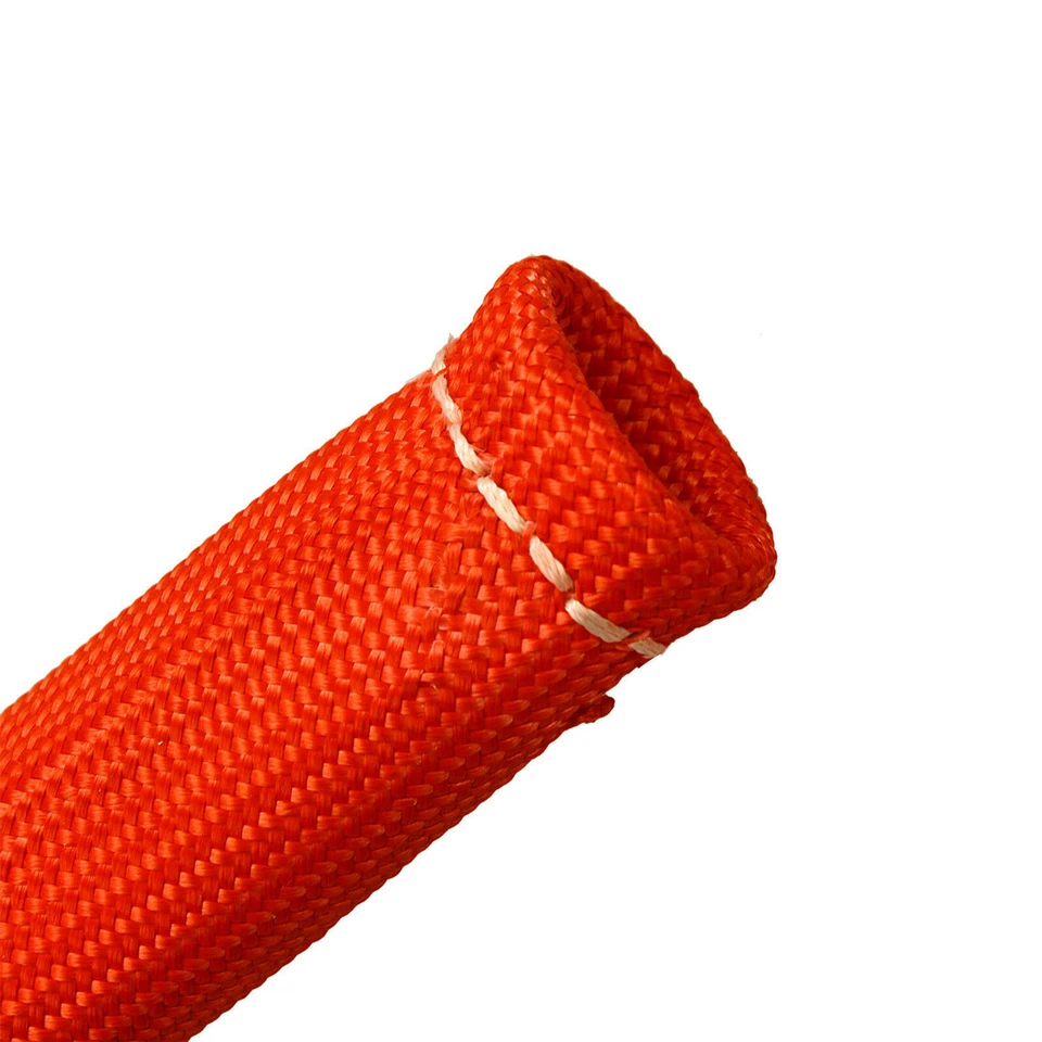 Red 8Pcs 2500° Spark Plug Wire Boots Protectors Sleeve Heat Shield Cover For BBC - Image 3 of 4