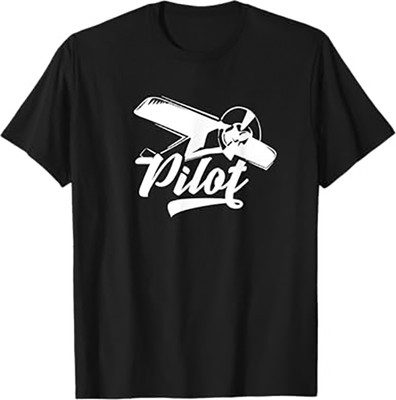 Plane Plane Plane T-Shirt, Black