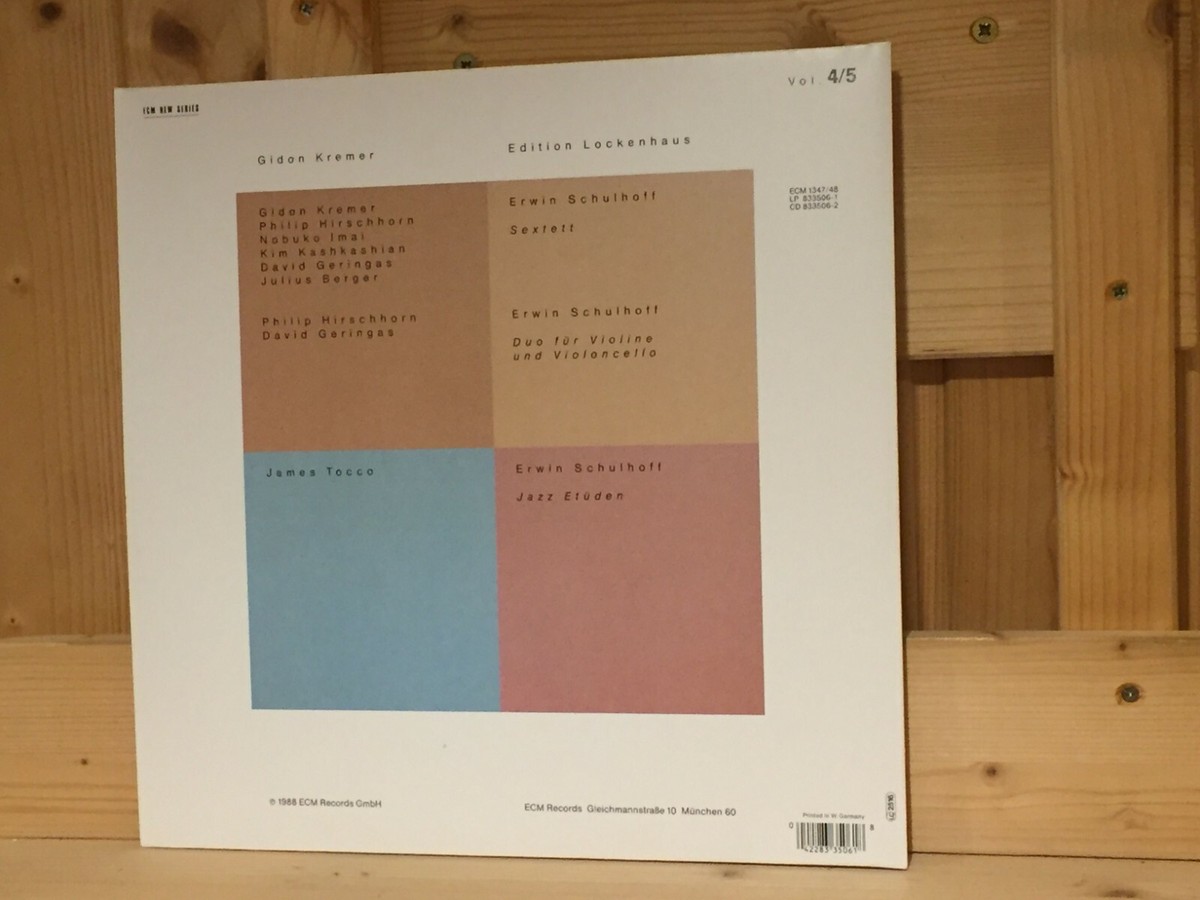 Signed by GIDON KREMER & THOMAS ZEHETMAIR Edition Lockenhaus Vol.4