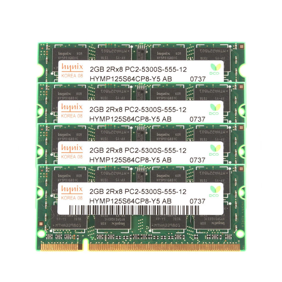 Lot Hynix DDR2 2 GB Hynix 2GB PC2-5300 667Mhz SO-DIMM Memory RAM Laptop  PC5300 - Image 3 of 4