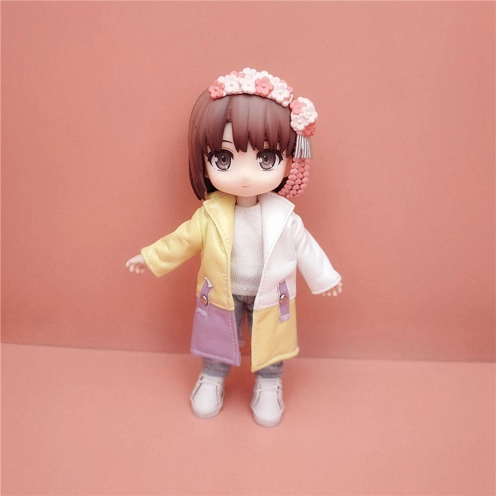 VETEMENTS Accessori vestiti PU pelle giacche felpe con cappuccio bambola jeans moda bambola pantaloncini