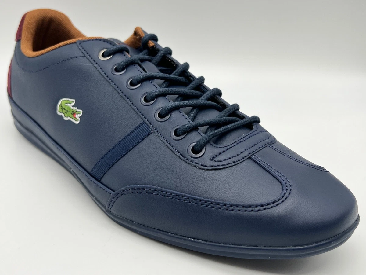 Start Tekstforfatter Vælg New LACOSTE MISANO SPORT 317 1 CAM Leather Suede SNEAKERS Men's Sz 9.5 NAVY  | eBay