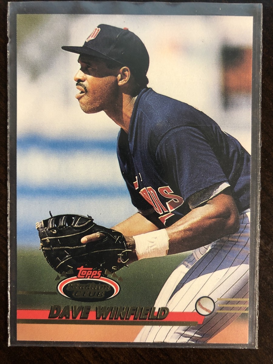 1993 Stadium Club #609 Dave Winfield Minnesota Twins | eBay