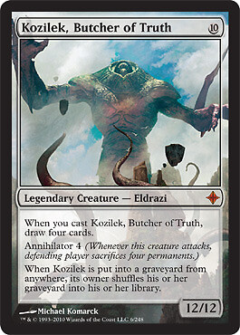 Magic The Gathering - Kozilek, Carnicero de la Verdad Rise of the Eldrazi - Imagen 1 de 25