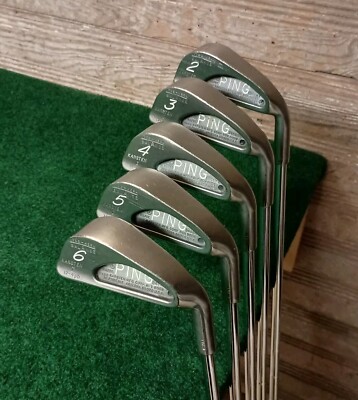 Vintage PING KARSTEN I Partial Iron Set 2-6 Iron Regular Flex