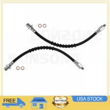 Sunsong Front Brake Line Brake Hose 2x for 1971 - 1973 Ford Mustang