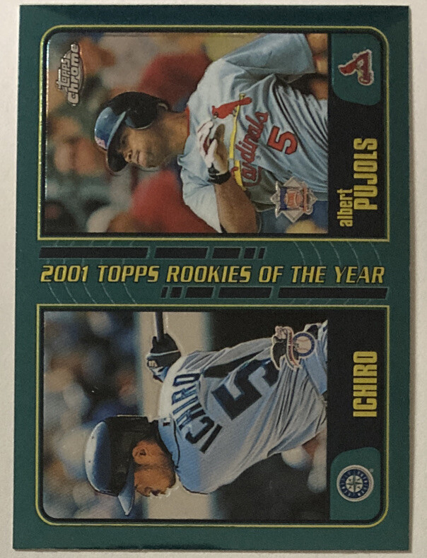 Albert Pujols 2001 Topps Chrome Traded #T99 Rookies of the Year (w