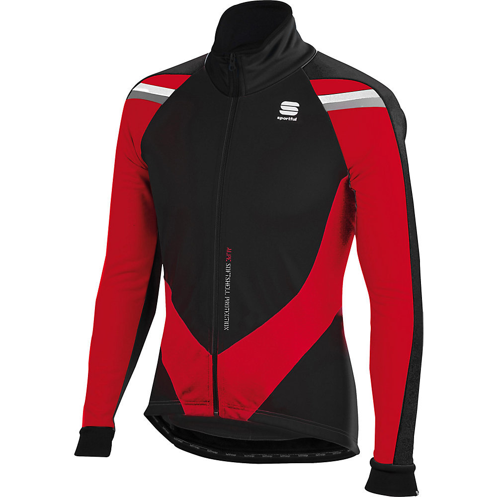 Sportful Cyclone Softshell Jacket Winter Jacket Red Black L For Sale Ebay